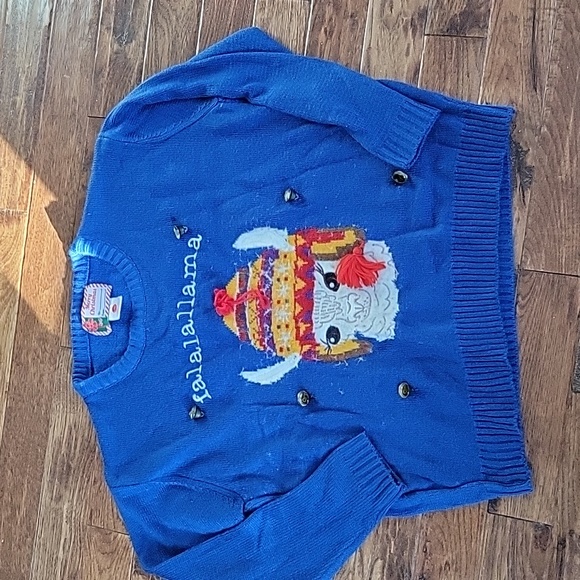 Llama Christmas sweater L/XL - Picture 1 of 2